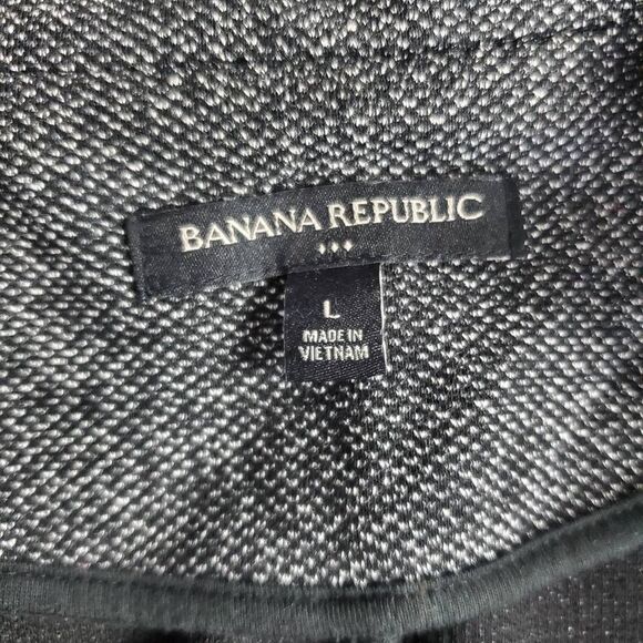 Banana Republic Women’s Blazer L Gray Textured One Button Jacket Career Work - Picture 4 of 8